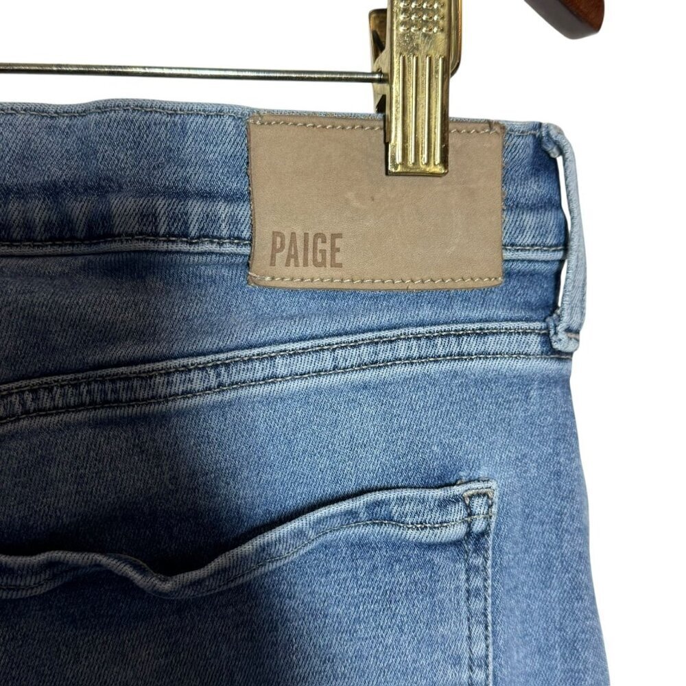 Paige Federal Slim Fit Jeans Men's 33 x 26 Stretch Closure 5 Pocket Denim - Picture 7 of 9